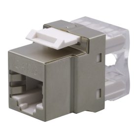   Nestron NPN-KEY-1C6SF-180C Keystone STP csatlakozó, Cat6, 180°, dual IDC (Krone/110)
