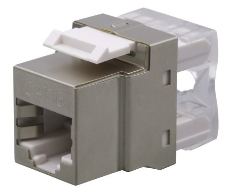 Nestron NPN-KEY-1C6SF-180C Keystone STP csatlakozó, Cat6, 180°, dual IDC (Krone/110)