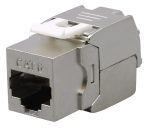   Nestron NPN-KEY-1C6SF-180WT Keystone STP csatlakozó, Cat6, 180°, szerszám nélkül szerelhető