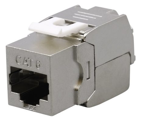 Nestron NPN-KEY-1C6SF-180WT Keystone STP csatlakozó, Cat6, 180°, szerszám nélkül szerelhető