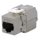 Nestron NPN-KEY-1C6SF-180WT Keystone STP csatlakozó, Cat6, 180°, szerszám nélkül szerelhető