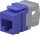 Nestron NPN-KEY-1C6U-180C-BL Keystone UTP csatlakozó, Cat6, 180°, dual IDC (Krone/110), kék