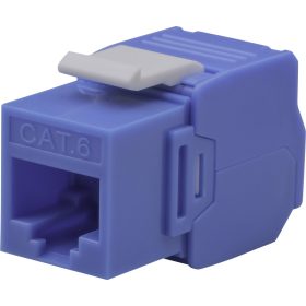   Nestron NPN-KEY-1C6U-180WT-BL Keystone UTP csatlakozó, Cat6, 180°, szerszám nélkül szerelhető, kék