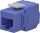 Nestron NPN-KEY-1C6U-180WT-BL Keystone UTP csatlakozó, Cat6, 180°, szerszám nélkül szerelhető, kék