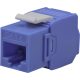 Nestron NPN-KEY-1C6U-180WT-BL Keystone UTP csatlakozó, Cat6, 180°, szerszám nélkül szerelhető, kék