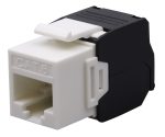   Nestron NPN-KEY-1C6U-180WT Keystone UTP csatlakozó, Cat6, 180°, szerszám nélkül szerelhető