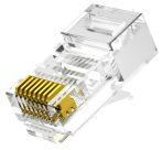   Nestron NPN-RJ45-1C5U-PC10 UTP RJ45 csatlakozó, Cat5e, fali és patch kábelekhez, 10 db/csomag