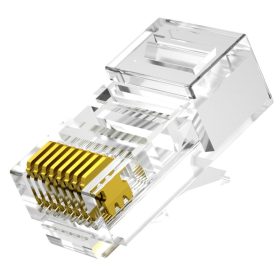   Nestron NPN-RJ45-1C5U-PC10 UTP RJ45 csatlakozó, Cat5e, fali és patch kábelekhez, 10 db/csomag