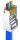 Nestron NPN-RJ45-1C6PTSF-PC10 Árnyékolt RJ45 csatlakozó, Cat6, átfűzhető, fali és patch kábelekhez, 10 db/csomag