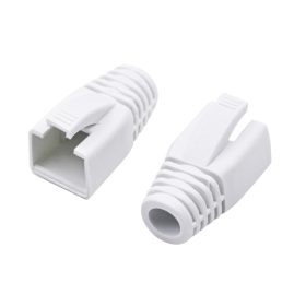   Nestron NPN-RJ45-1SRB-W10 Törésgátló RJ45 csatlakozóhoz, 10 db/csomag, fehér