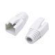 Nestron NPN-RJ45-1SRB-W100 Törésgátló RJ45 csatlakozóhoz, 100 db/csomag, fehér