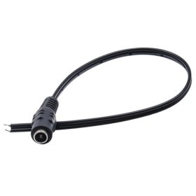   Nestron NPP-DC1F DC tápcsatlakozó 25cm kábelen, anya, 5,5/2,1mm