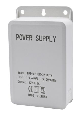 Nestron NPS-RP112D-2A-CCTV Falra szerelhető CCTV tápegység 12 VDC/2 A