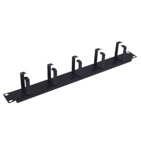   Nestron NRCM-RI-1M 19" kábel rendező panel, 1U, vízszintes, fém