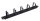 Nestron NRCM-RI-1M 19" kábel rendező panel, 1U, vízszintes, fém