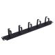 Nestron NRCM-RI-1M 19" kábel rendező panel, 1U, vízszintes, fém