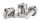 Nestron NRS-M1616-N-50 M6 kosaras anya szett, 50db/csomag