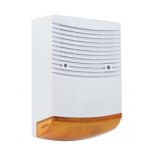   Egyéb gyártó NS128 Kültéri sziréna villogó fényjelzővel, 128 dB, IP34, akkumulátoros