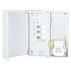   Satel OMI-3 Fém doboz, transzformátorral, INT64 és INT128 központokhoz, 17 Ah akkumulátorhely