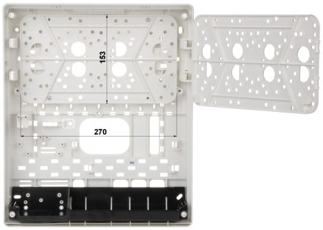 Satel OPU-3 P Műanyag doboz alaplapokhoz, bővítőkhöz és GSM kommunikátorokhoz, 324x382x108 mm