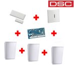   DSC NEO - DSC NEO HS2016 16 zónás riasztóközpont,3xPG8914 mozgásérzékelő,1xPG8303, ajándék adó/vevő modul