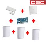  DSC NEO - DSC NEO HS2016 16 zónás riasztóközpont,3xPG8914 mozgásérzékelő,1xPG8303, ajándék adó/vevő modul