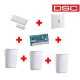 DSC NEO - DSC NEO HS2016 16 zónás riasztóközpont,3xPG8914 mozgásérzékelő,1xPG8303, ajándék adó/vevő modul