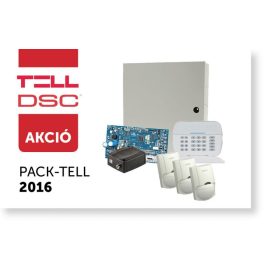   DSC HS2016 központ dobozzal, 16LED-es kezelővel, 3x LC100, GSM Adapter Mini