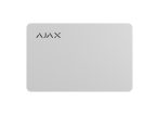   Ajax PASS-WHITE-3 Pass érintésmentes beléptető kártya, 13,56 MHz Mifare DESFire, ISO 14443-A, 3 db, fehér