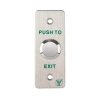YLI PBK-810A Nyitógomb, INOX pajzzsal, 90 mm x 35 mm, NO/NC YLI PBK-810A Nyitógomb, INOX pajzzsal, 90 mm x 35 mm, NO/NC