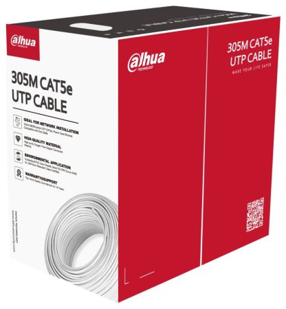 Dahua PFM920I-5EUN UTP fali kábel, cat5e, 305 fm, dobozos kiszerelés, 0,45 mm rézmag