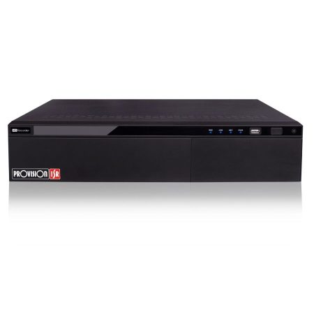 PROVISION-ISR PR-NVR8-32800FN-16P(2U) Hálózati rögzítő (NVR), 32 csatornás, max. 8 MP IP kamera felbontás, 16 PoE Port