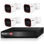   Provision 4 kamerás szett 4 csatornás PR-SH4100A2L(MM) AHD DVR + 4db kültéri inframegvilágítós PR-I2320A28 AHD csőkamera