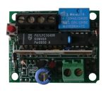    PROTECO PRX4331 1 csatornás vevö, 433 MHz, AM, 12Vac-dc, 9 kód - Impulzusos, relés kimenet, max 200mA terhelhetőség, kontroll LED