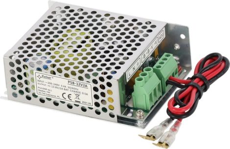 Pulsar PSB-12V2A Szünetmentes tápegység, 13,8 VDC, 2,5 A, 0,5 A töltőáram