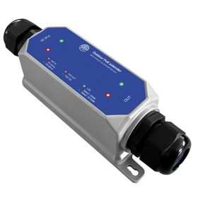  Nestron PSE-EG101W 1 portos gigabit ethernet PoE extender, 90 W, max. 250 méter, túlfeszültség-védelem, IP67, IK10
