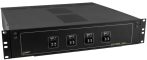   Pulsar RAKU3 2U akkumulátor tároló doboz 19" rack szekrényekbe, 410mm mély, 4x 7Ah/17Ah akkumulátor hely