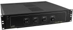   Pulsar RAKU3 2U akkumulátor tároló doboz 19" rack szekrényekbe, 410mm mély, 4x 7Ah/17Ah akkumulátor hely