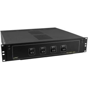   Pulsar RAKU3 2U akkumulátor tároló doboz 19" rack szekrényekbe, 410mm mély, 4x 7Ah/17Ah akkumulátor hely