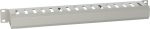   Pulsar RAOK-1M-G 19" kábel rendező panel, 1U, vízszintes, fedéllel, fém, szürke
