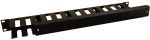   Pulsar RAOK-1M 19" kábel rendező panel, 1U, vízszintes, fedéllel, fém