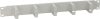 Pulsar RAOK-1P-G 19" kábel rendező panel, 1U, vízszintes, fém, szürke Pulsar RAOK-1P-G 19" kábel rendező panel, 1U, vízszintes, fém, szürke