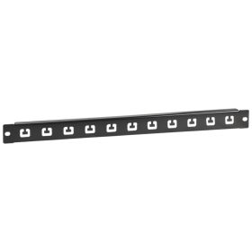   Pulsar RAOK-1T 19" kábel rendező panel, 1U, vízszintes, sík, fém