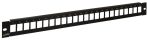   Pulsar RAP-RJ45 19" keystone patch panel, 24 port, árnyékolatlan