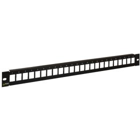   Pulsar RAP-RJ45 19" keystone patch panel, 24 port, árnyékolatlan
