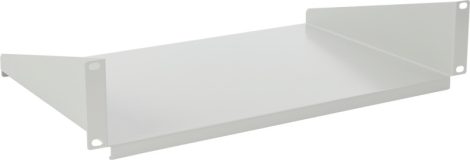 Pulsar RAPD2-G 19" 2U fix polc, 440x300mm, 400-1000mm mély szekrényekhez, szürke