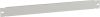 Pulsar RAPZ1-G 19" takaró panel, 1U, szürke Pulsar RAPZ1-G 19" takaró panel, 1U, szürke