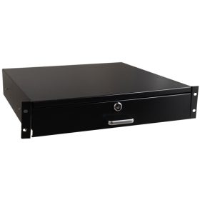   Pulsar RASR2 2U zárható kihúzható fiók 19" rack szekrényekhez