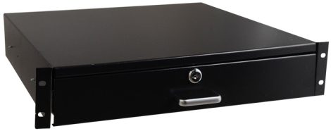 Pulsar RASR2 2U zárható kihúzható fiók 19" rack szekrényekhez