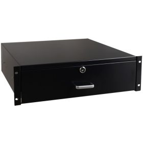   Pulsar RASR3 3U zárható kihúzható fiók 19" rack szekrényekhez